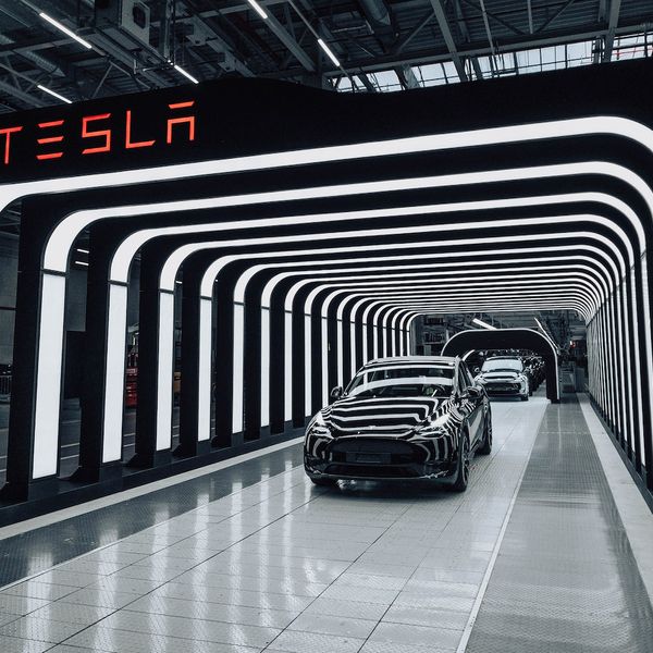 Tesla Gigafactory Berlin final inspection area